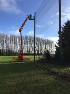 Golf netting install