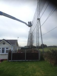 Golf Netting Installation