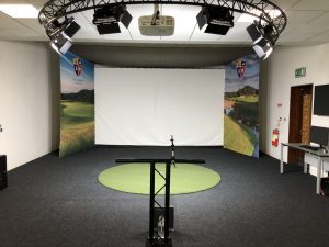 Golf Simulator Screen provided by Sports Nets UK